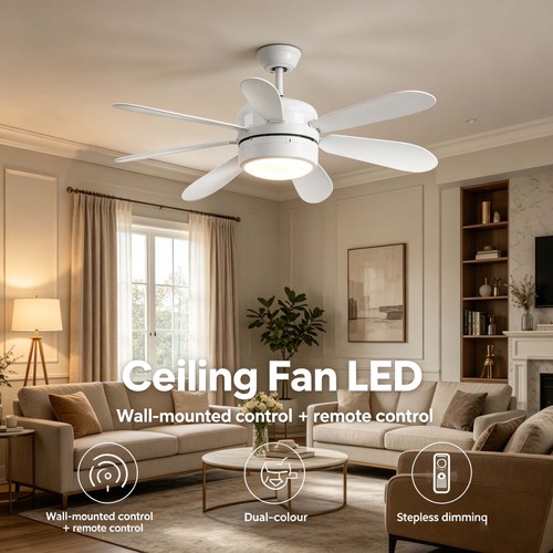 Led ceiling fan light with - ceiling,