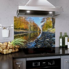 Glass Splashback Kitchen Tile