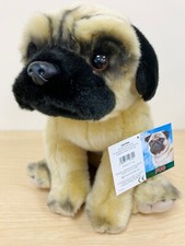 Black or Tan 12" Pug toy dog