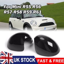 2x Gloss Black Wing Mirror