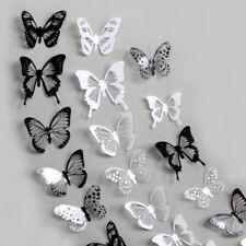 18 x Black & White Butterfly