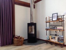 Black Slate hearth stone 1200