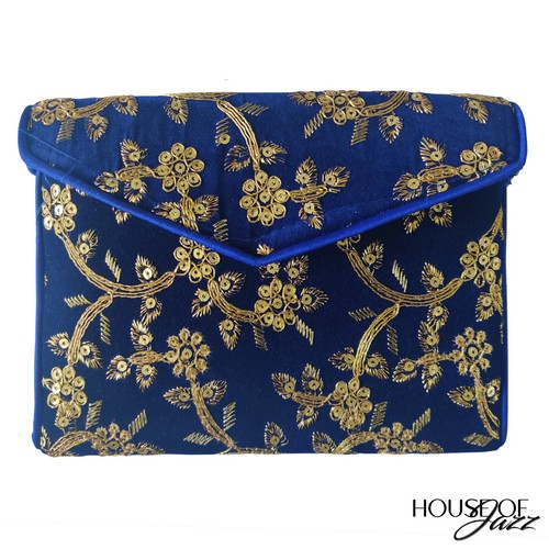 Indian cobalt blue sequin - indian,
