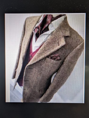 Harris tweed mens hansen brown - harris,