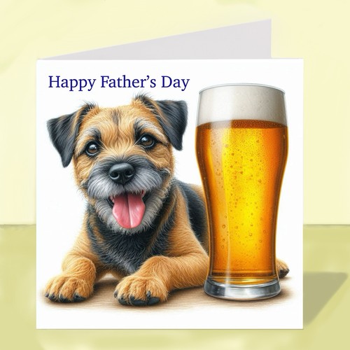 Border terrier dog - dog, father’s