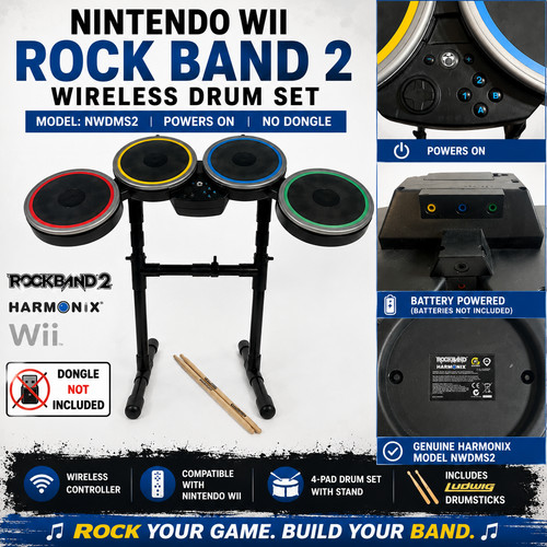 Nintendo wii rock band - nintendo,