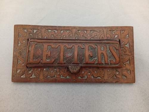 Antique letter box cast - antique,