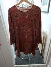Apricot Paisley Dress Size 8