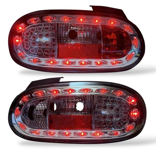 Led tail lights clear chrome - lights,