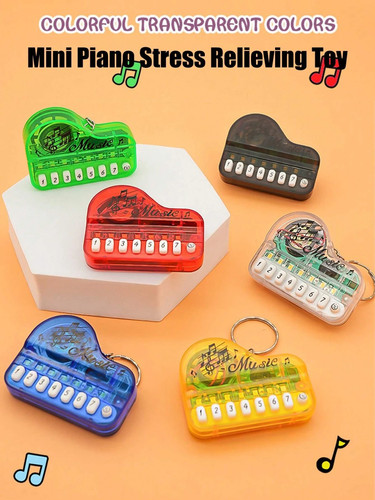 Mini playable piano keychain - mini,