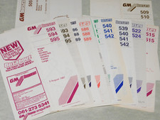 LOT OF 14 x GM BUSES GREATER