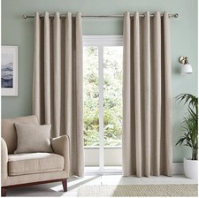 Dunelm Eyelet Lined Curtains