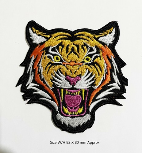 Tiger face embroidered - embroidered, logo