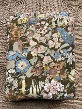 Curtains in Collier Campbell 'Cottage Garden' vintage fabric, brown/blue/pink
