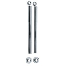 Exposed Bath Shroud Kit - Pipe Cover - Chrome (Bathstore) | RRP: £149