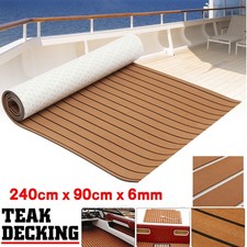 6mm EVA Foam Teak Marine Boat Sheet Flooring Mat Yacht Carpet Decking 240x90cm