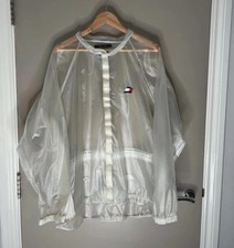Tommy Hilfiger Vintage Unisex waterproof Rain Jacket Size L