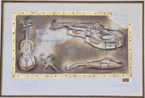 Framed original mixed media - original,