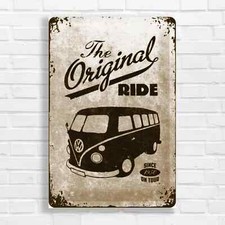 Vintage VW Camper Van Sepia