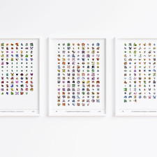 Pokemon Pokedex Chart Art Posters/Prints, Kids, Bedroom, Wall Art, Gift