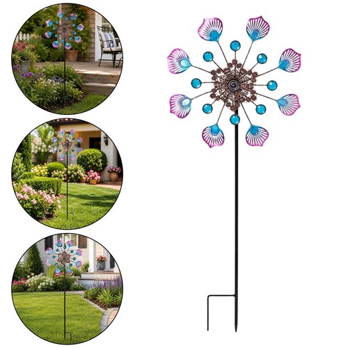 Metal wind garden - metal, spinner