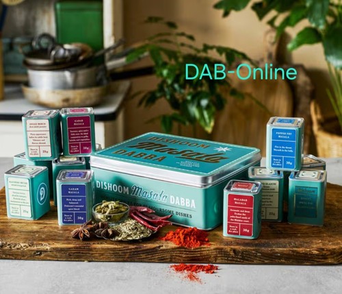 Dishoom masala dabba spice - dabba, tin