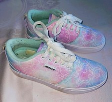 NEW HEELYS Youth Women Pro 20 Prints Ivory Ella Wheelies Skate Sneaker Shoes 5