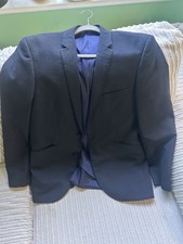 Burton Menswear Tailored Suit 40 Regular Navy