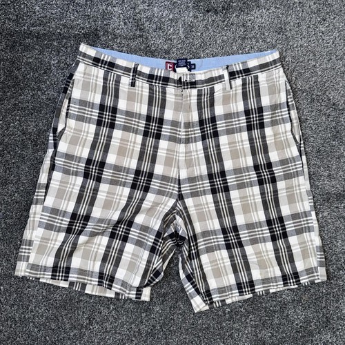 Chaps plaid shorts - plaid, mens