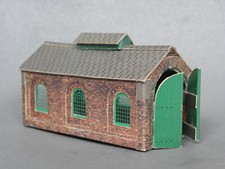 BUILDER PLUS BPN7 ENGINE SHED OOO 2MM # N GAUGE # PREBUILT