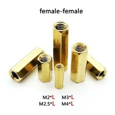 25pcs M2M2.5M3M4 Solid Brass