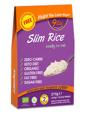 Slim Rice Konjac Shirataki 270g | Zero Carbs | 9 Cal | FREE eCookBook