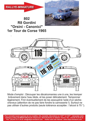 Decals ref 0802 renault - decals, 8