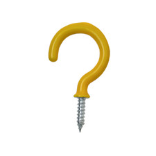 Cup Hooks Screws In – Red