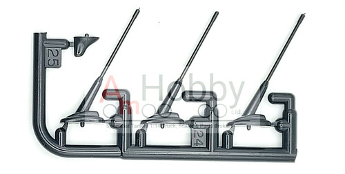Tamiya cab aerials - tamiya, aerials,