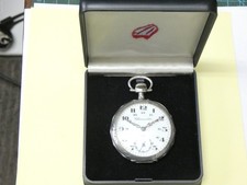 Beautiful Antique French Hallmarked Silver Pocket Watch From  Around 1920.