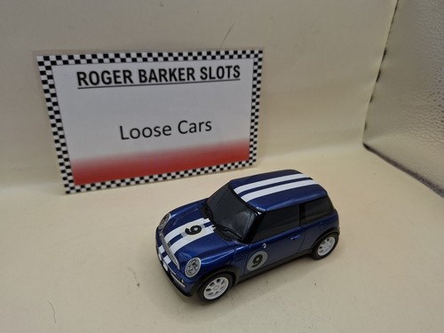 Scalextric mini cooper blue 9 - mini,