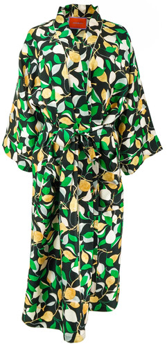 Doublej silk robe in - silk,
