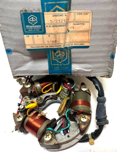 Nos piaggio vespa stator - vespa, 6v