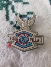 Aston Villa Vintage Pin Badge Coffer Sports Rare Football Club