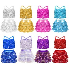 UK Girl's Dance Costume Sequin