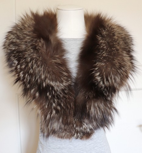 Fur scarf silver - fur,