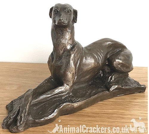 Bronze greyhound sculpture - bronze,