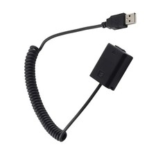 NP-FW50 Dummy Battery Adapter Cable for SONY DSC-RX10 A33 A35 A37 A55 A6000