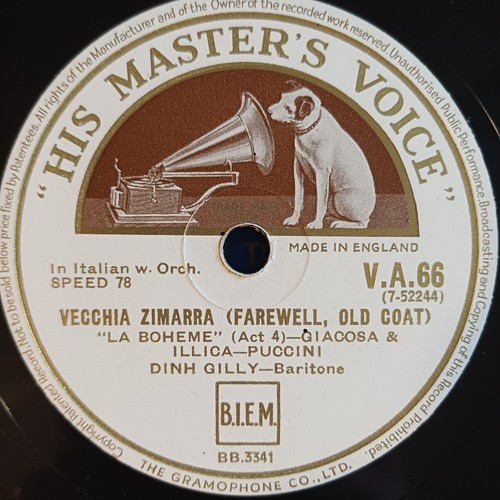 Dinh gilly vecchia - zimarra, hmv