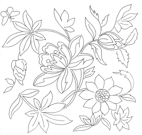 Embroidery transfer iron - transfer, on