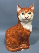 Vintage Ceramic Fireside Cat