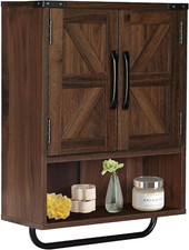 Rustic Farmhouse Wall Cabinet