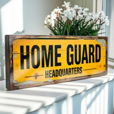 Home guard sign - guard, headquarters