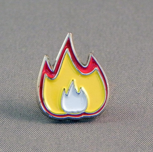 Fire pin badge - pin,